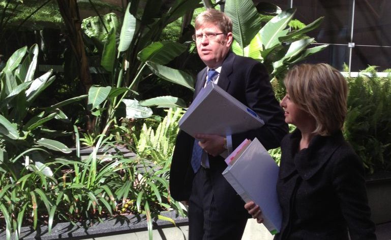 Barrister Peter Davis at Brisbane Supreme Court. Barrister Peter Davis at Brisbane Supreme Court.